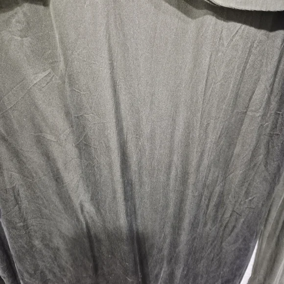 Sandro Silk-blend Twist Front Olive Green Long Sleeve Blouse - Picture 4 of 8